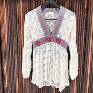 Odd Molly Lace Tunic Top